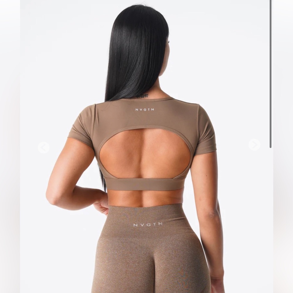 NVGTN Women's Open-Back Crop Top